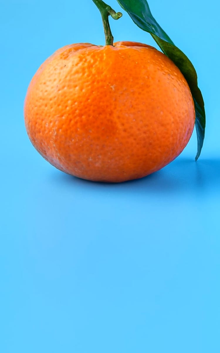 an orange